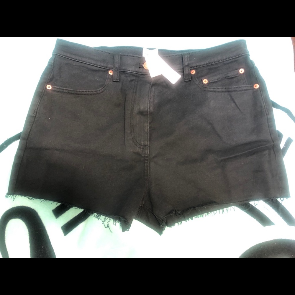 Sold!!!!!!Vs pink jean black shorts size 31